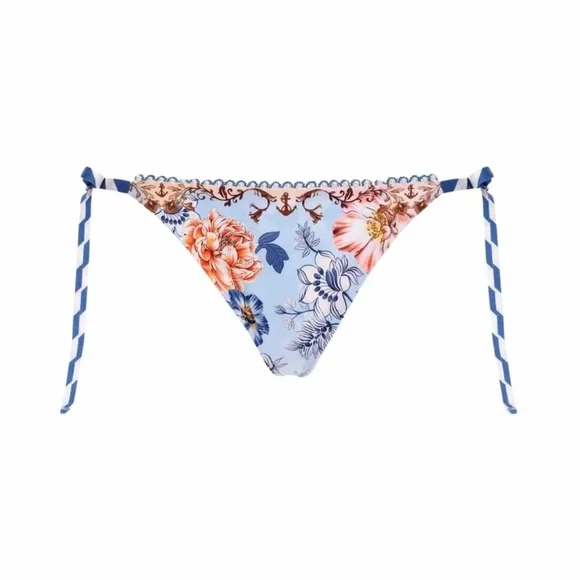 Aguabendita Alegria Reversible Floral Tie-Side Bikini Bottom - Picture 9 of 12